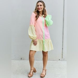 Davi Dani Multicolor Colorblock Dress